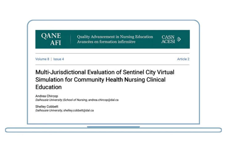 Multi-Jurisdictional Evaluation of Sentinel City® paper displayed on a laptop screen