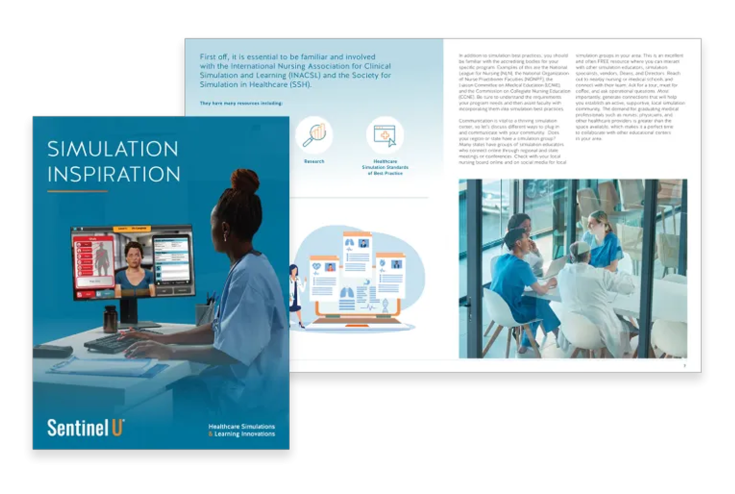 Simulation Inspiration eBook cover and interior page spread