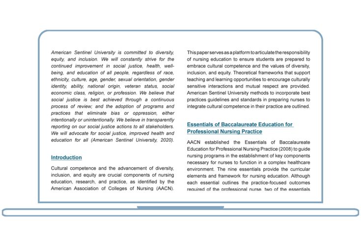 Role of competence article on a laptop screen